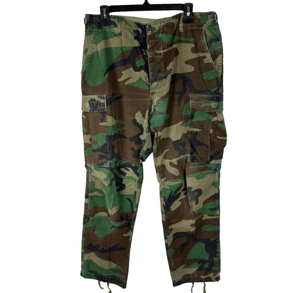 US Army Military Pants Trousers Medium Regular  MR Woodland Camouflage Camo